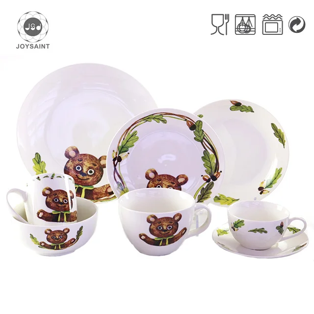 High Quality Fine Bone China Dinner Set Customized Dinner Set, Porcelain Tableware