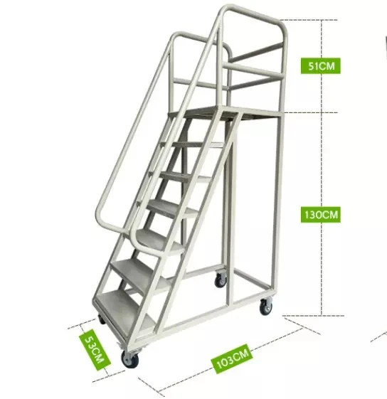 Supermarket Warehouse Tools Metal Multi-layer Step Ladders - Buy ...