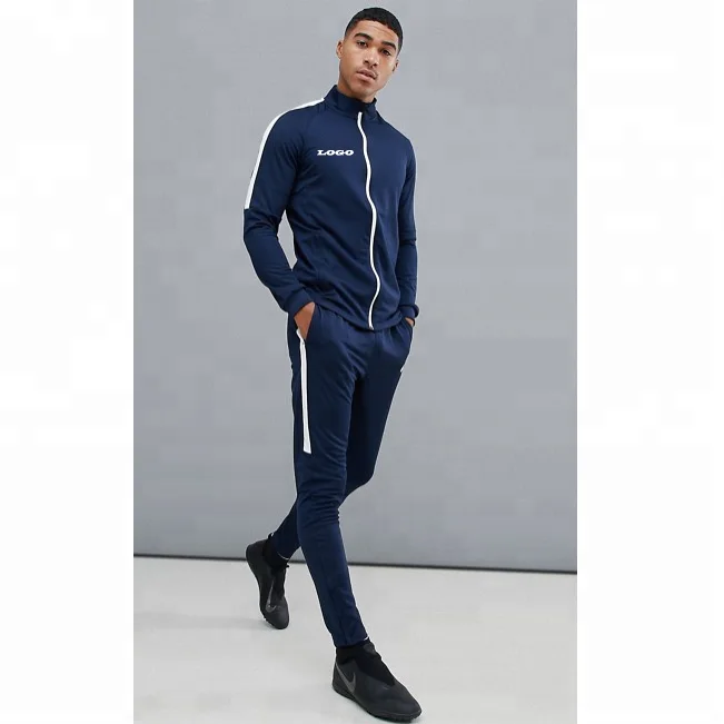 Custom Mens Gym Slim Fit Bodybuilding Sports Stripe Tracksuits Design ...