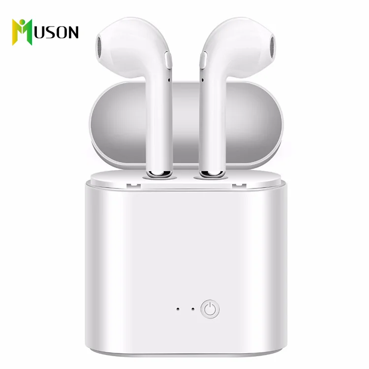 

MUSON 2019 free sample wholesale i7s bluetooth earbud,bt i7s tws earphone