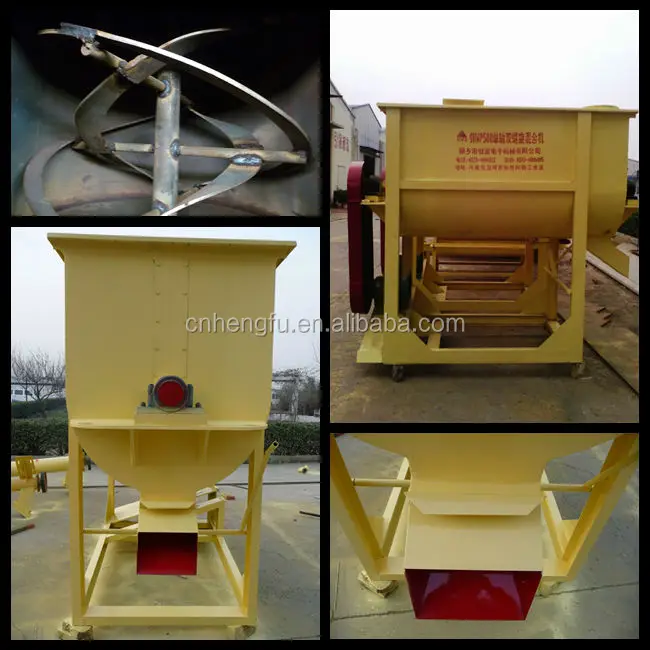 Horizontal Feed Mixer With 1t/batch Capacity Buy 1 Ton Feed Mixer,1