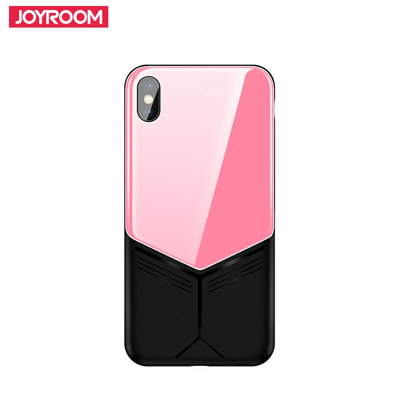 

Joyroom 2019 new arrivals for iphone X tpu pc pink phone case unique