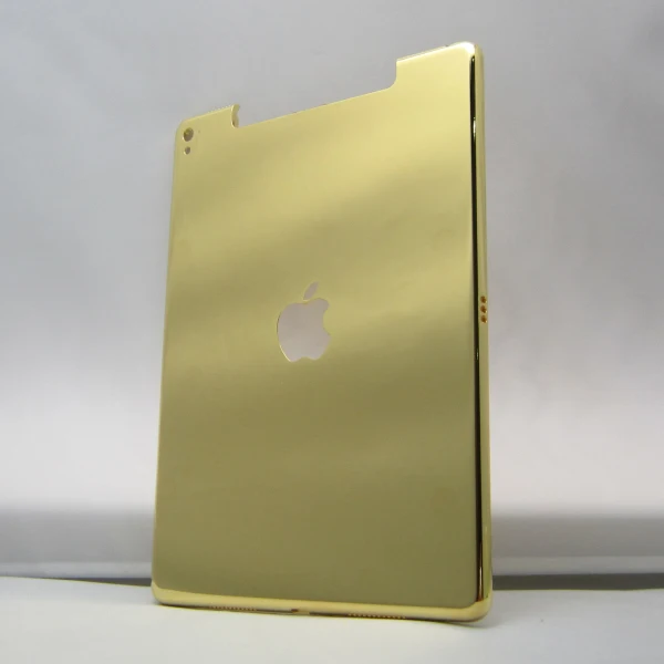 

Luxury gold back cover for iPad Pro 24k gold plated back housing, Gold,rose gold,platinum