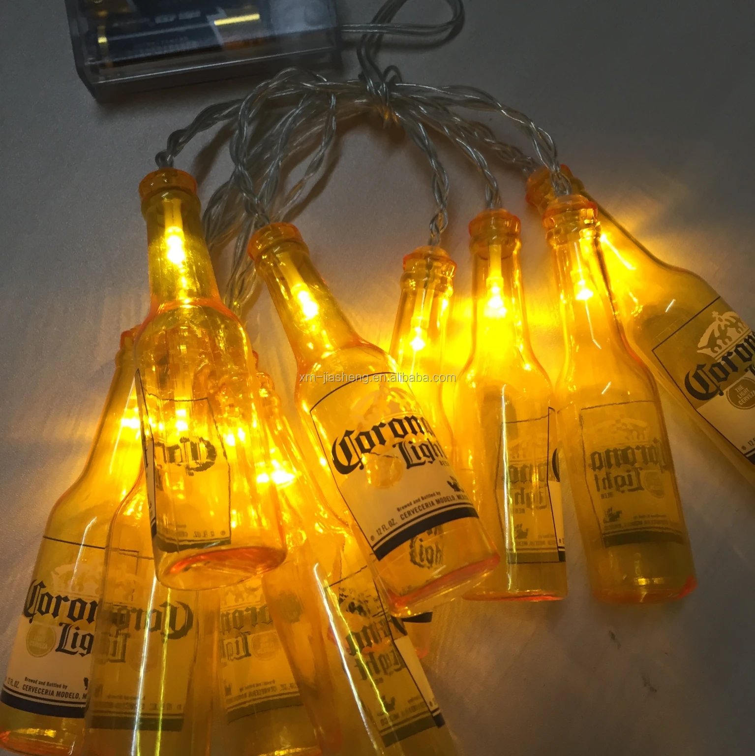 Factory Wholesale Battery Operated Beer Bottle Led String Light Fairy