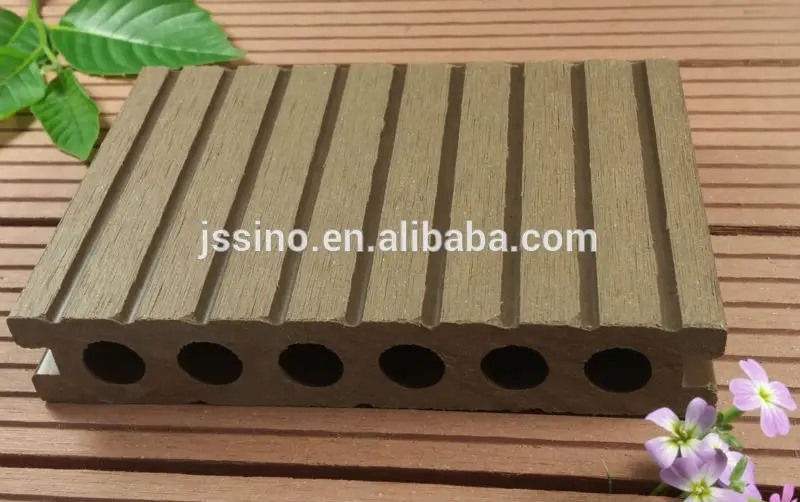 piso WPC hueco /compuesto de madera plástica-Duela de ingeniería