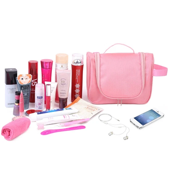 KID Wholesale cheap custom colored oxford fabric womens and men's toilet bag