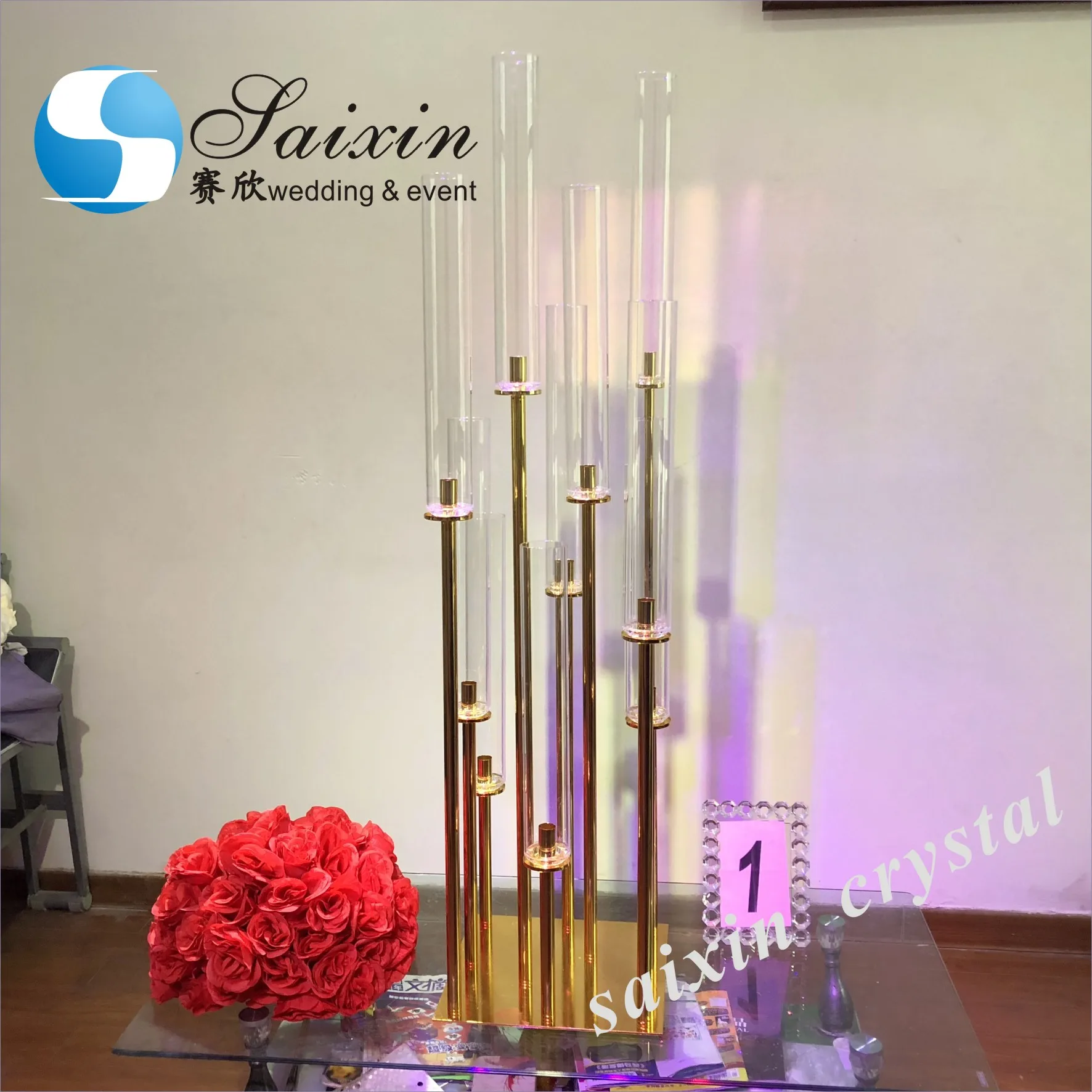tall wedding candle holders