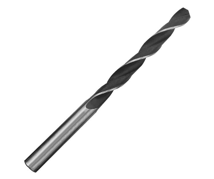 DIN338 Jobber Length Black and White Rolled HSS Drill Bit for Metal