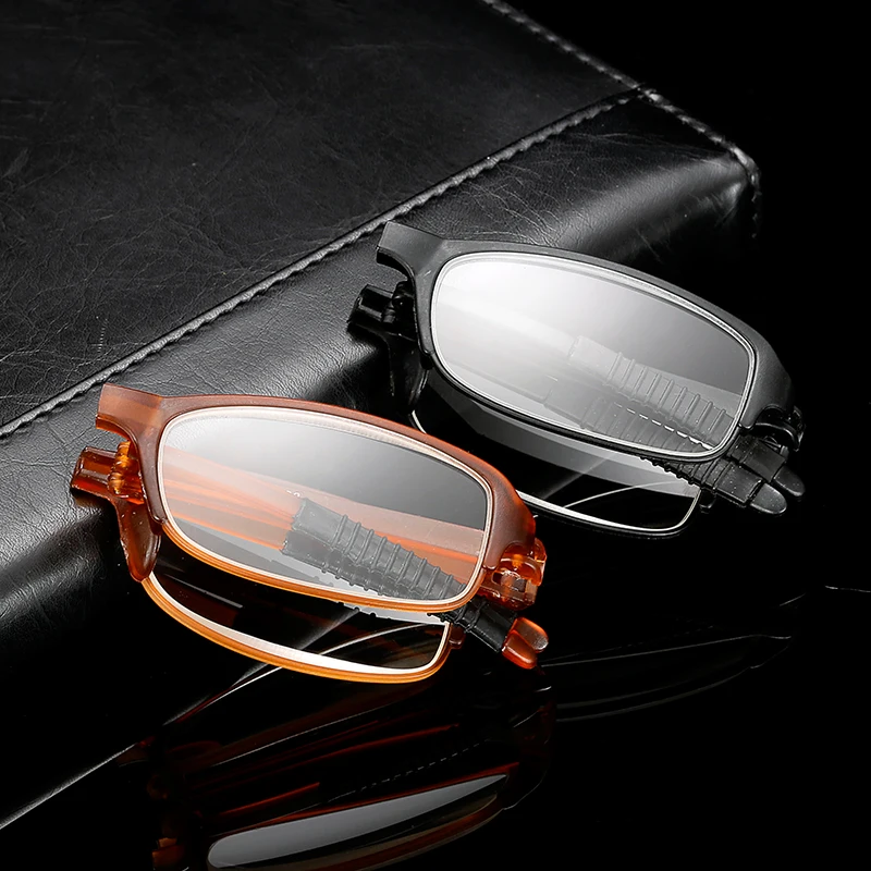

Wholesale Retro Foldaway PC Custom Folding Reading Glasses Foldable, Black