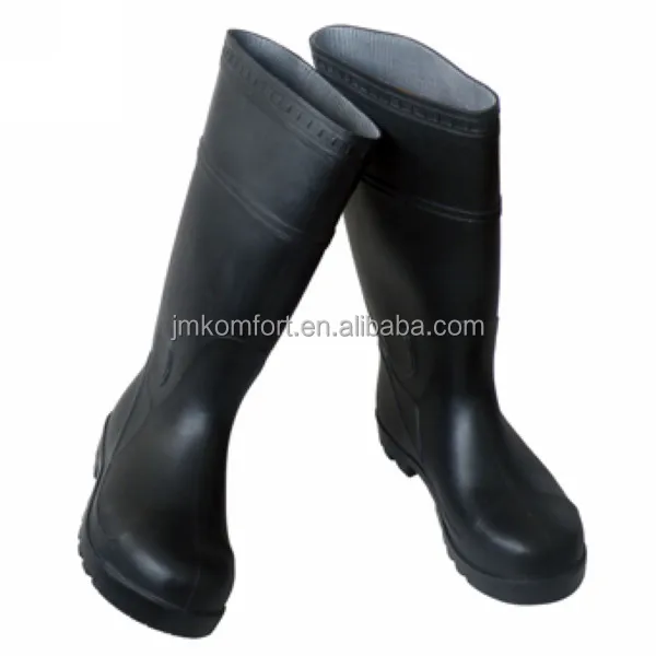 Industry PVC work boots military price China manufacturer safety boot