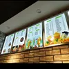 menu box food restaurant illuminated menu board