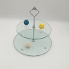 2019New food grade cake stand with glass lid dome cover Super quality
