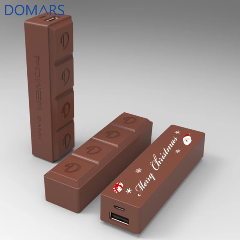 

New Chocolate Design Power Bank Charger Mini Portable Powerbank 2600mAh