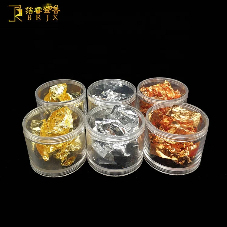 
China best quality fine nail sticker diy nail parts gold leaf 