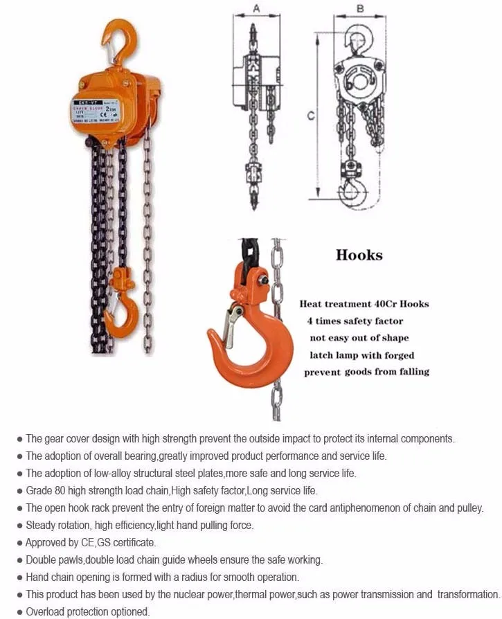 Expert Manufacturer Hs Chain Block/hszvt Chain Block Buy Chain Block