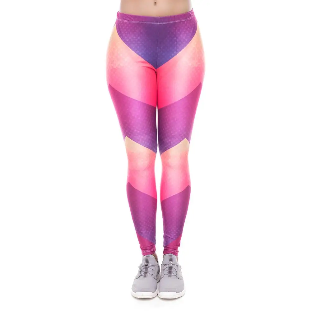 

Women High Waist Printed Leggings Fashion Skinny Pencil Pants Athleisure Ladies Colorful Slim Leggings, Photo color;customized upon request