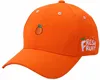 Fashion unisex fruit embroidery orange adjustable buckle closure baseball hat