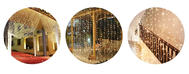 wedding curtain light IP65 waterproof rubber cable outdoor