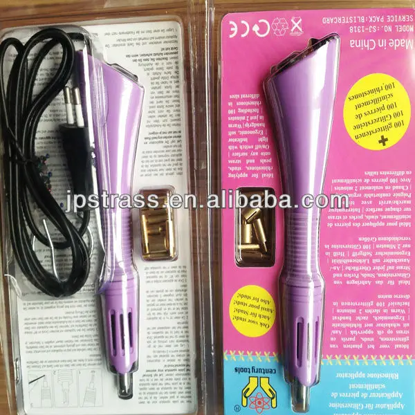 Hotfix Press Tool Rhinestone Applicator In Pink & Purple Color Buy
