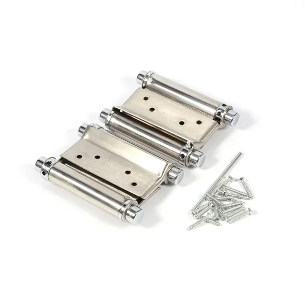Bisagra de resorte de doble acci/ón de acero inoxidable de 3 pulgadas 2 unidades