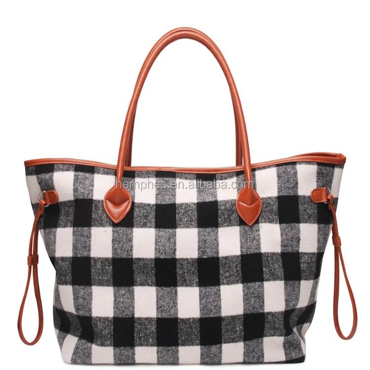 Wholesale Fashion Buffalo Plaid Tota Bags - Buy Buffalo Plaid Tota Bags ...