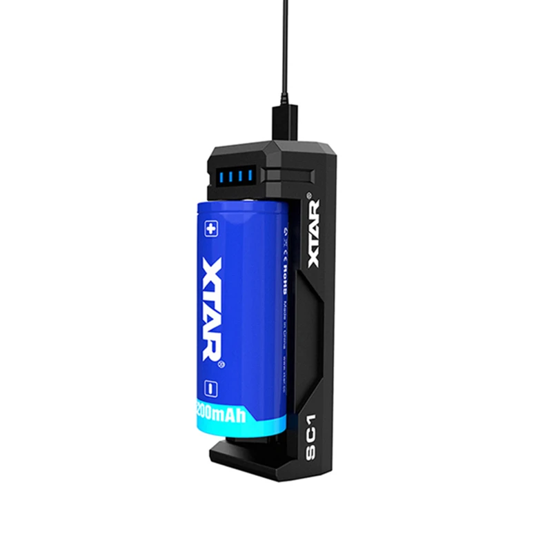 

XTAR SC1 one bay fast rechargeable 21700 3.7V lithium universal Li-ion battery charger