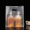 Custom printed clear frosted plastic bread die cut plastic take out bags for bakery