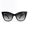 newest innovation italy designer acetate unique style sunglasses wholesale eyewear intermediate progressive cat eye sunglasses
