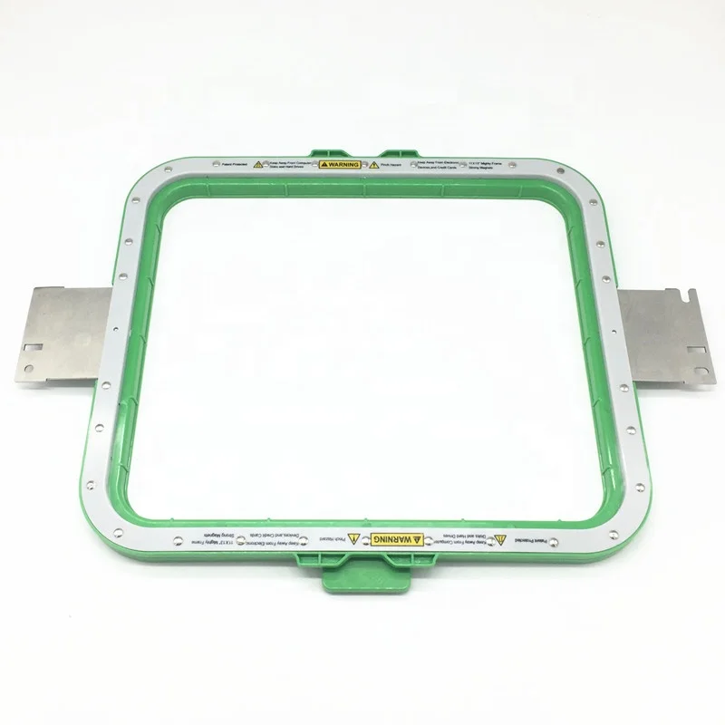 

Happy Large Plastic Embroidery Hoop, 11x13" mighty hoop for Happy 495mm , Magnetic Frames, Green