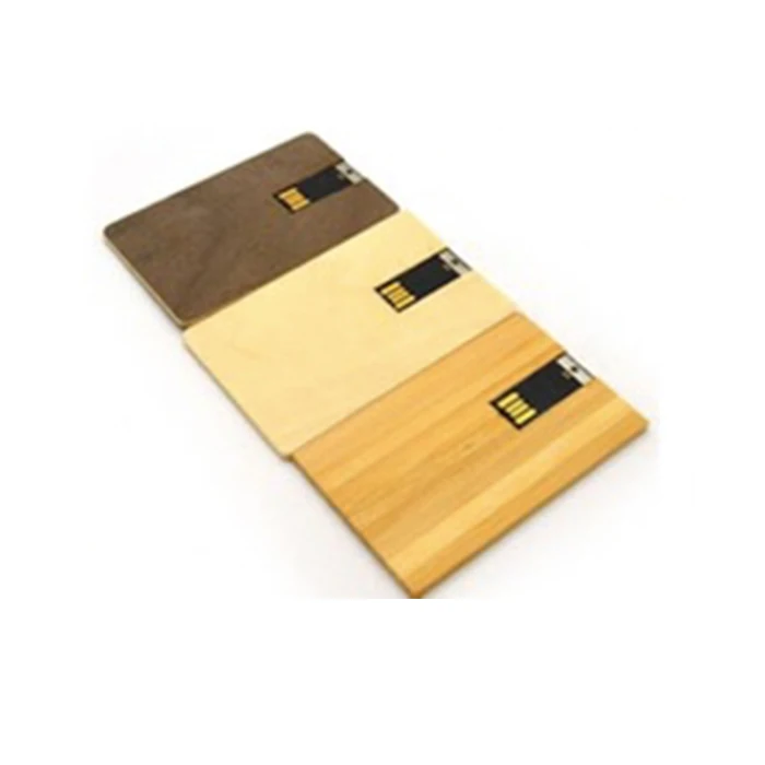 

Electronic Gadgets Pen Drive 16 Gb Credit Card Usb Flash Drive Usb Wood