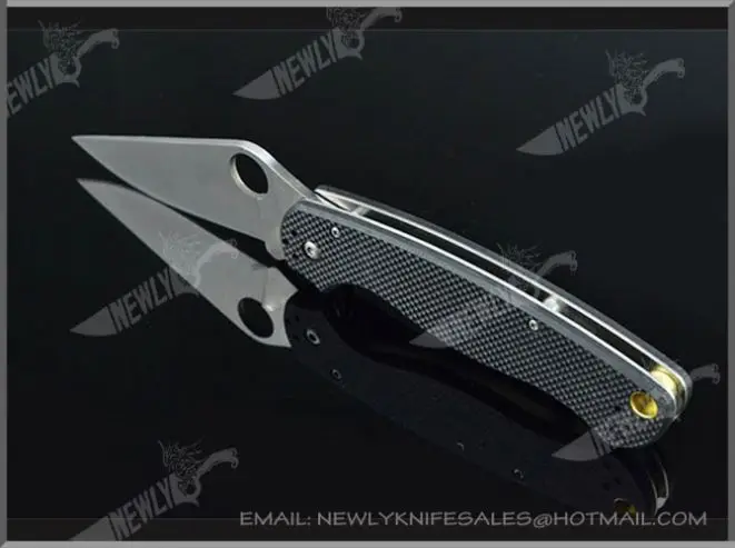 OEM Titanium Alloy Handle Knife Folding Wood Handle Pocket Knife
