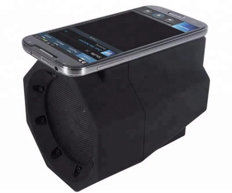 

Newest design Active Chargeable Touched Induction Speaker, Black white