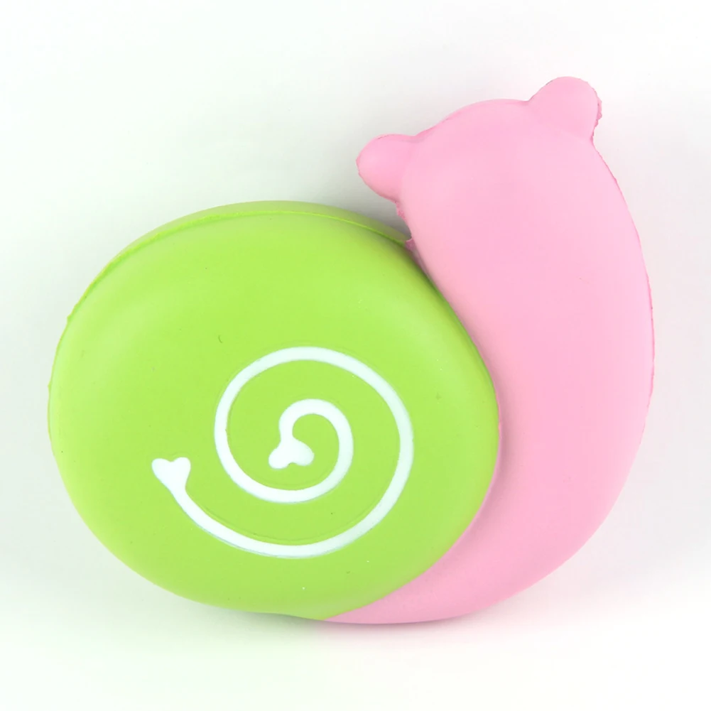 good quality Jumbo Cute Squishy soft pink snail Squishy Toys Animal Squishy Slow rising squishies
