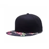 Custom Meidiney Cotton Adjustable Premium Floral Hawaiian Flower Print Flat Brim Snapback Caps Hat