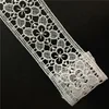 Promotional white cotton lace fabric border crochet lace trim embroidery mesh ribbons crafts DIY needlework decoration