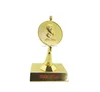 custom zinc alloy gold globe head portrait trophy