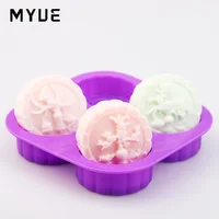 

Supply silicone cake mould soaps spring, summer, autumn and winter seasons trees die die in a tree