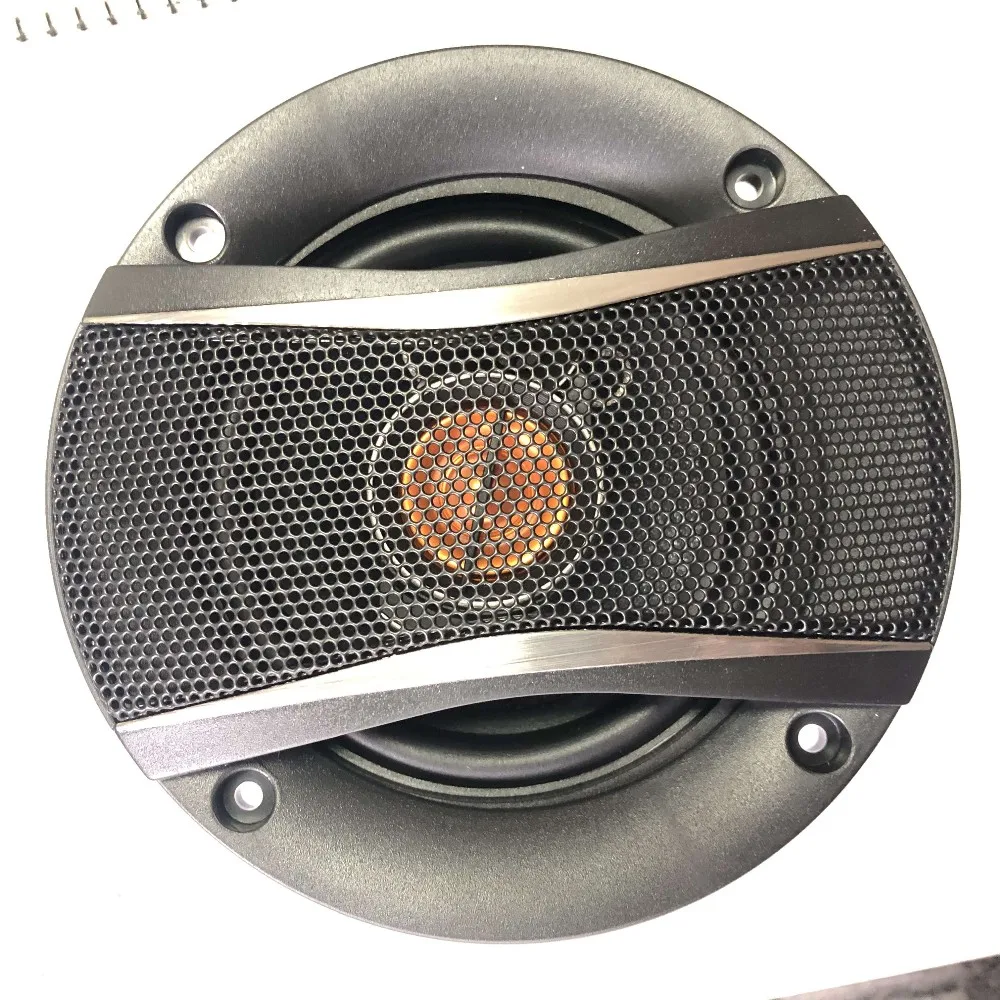 Crunch CS46CX 4x6 Coaxial Speakers – 4-Pack, 250W Max, 50W RMS, 4 Ohm, 2-Way Car Audio