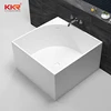 Artificial stone small corner bathtub 1000mm freestanding bath