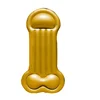 Cheap Plastic Sexy Gold Inflatable Dick Penis Willy Pool Mattress Water Float Toy For Adult
