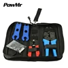 PowMr MC4 Solar Connector Tool Bag for 2.5/4/6mm2 PV Cable, Solar Press Plier MC4 Tool with free connector for solar system
