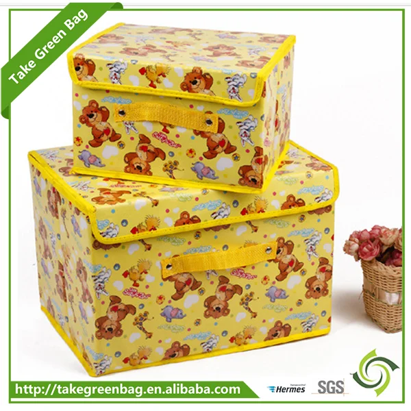 foldable storage box for toys