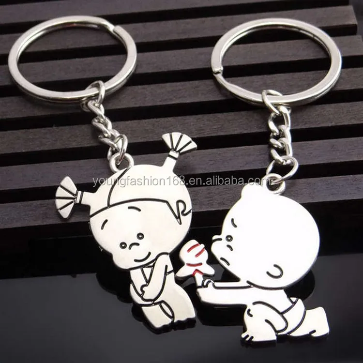 Wholesale 2017 Valentine's Day Gifts Funny Cute Couple Keychain Couple Love Keychains Buy Cute