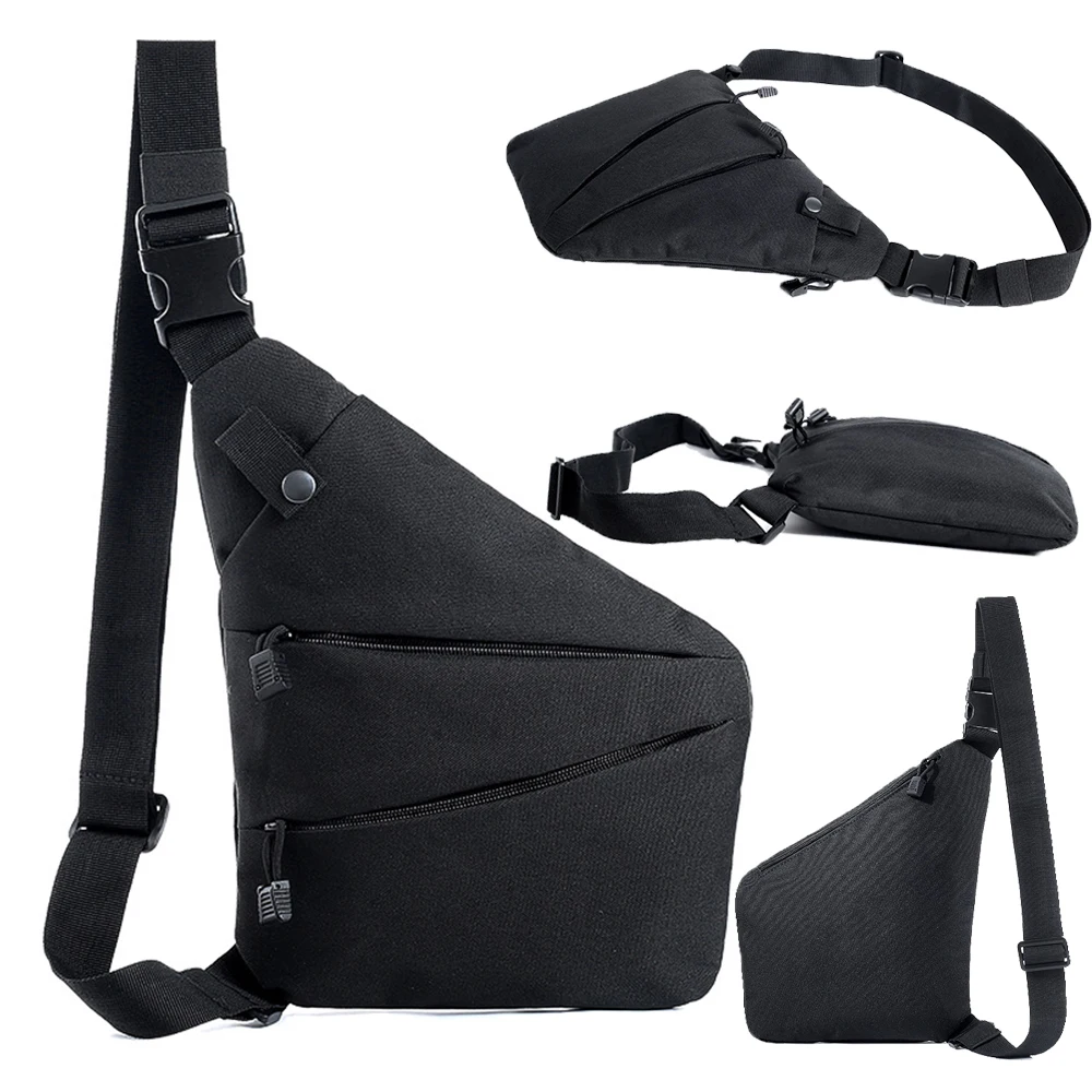 

Free Sample Multifunctional Concealed Tactical Storage Gun Bag Holster Anti Theft Sling Bag Small Chest Pack Tactical Gear, Black .green ,tan, acu ,cp