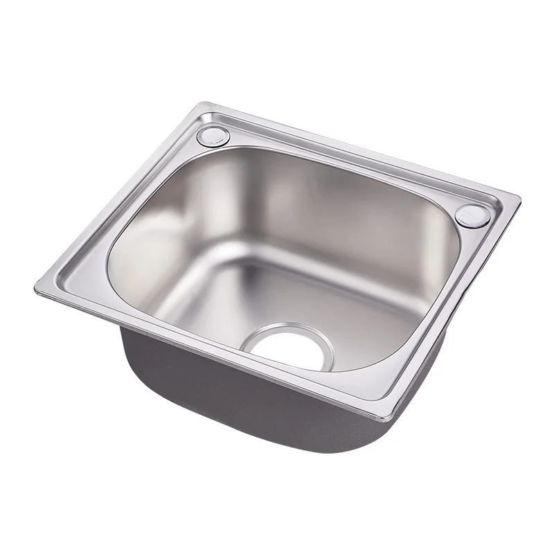 
4237 Sanitary ware single bowl corner sink stainless steel for kitchen with drainboard  (60723035264)