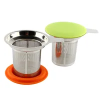 

Wholesale Stainless Steel Tea Infuser, BPA Free Reusable Tea Strainer With Fine Mesh, Strainer With Food Safe Grade Silicone Lid