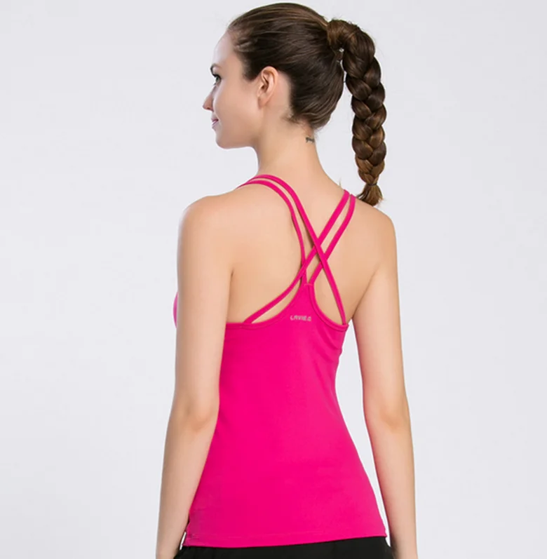 hot pink workout top