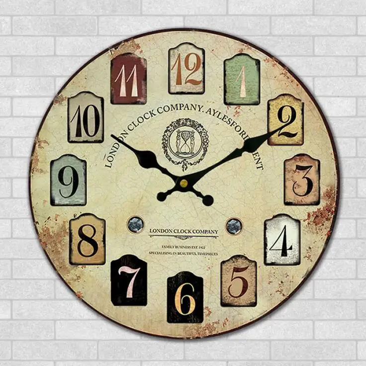 Деревянные Настенные Часы Ручной Работы - Buy Wall Clock,Wooden Wall Clock,Handmade Wooden Wall Clock Product on Alibaba.com