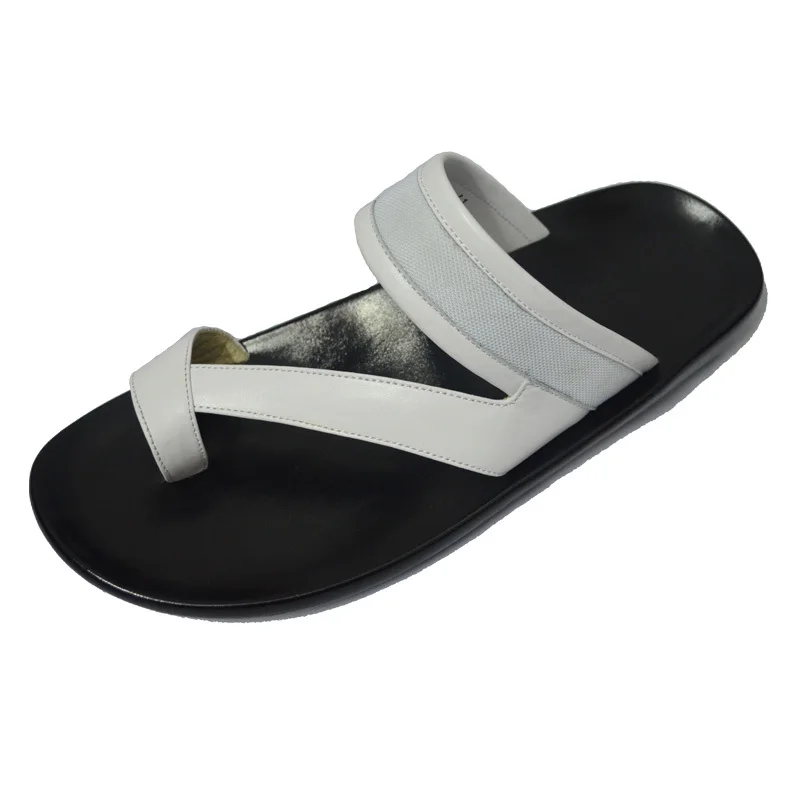 Buy Summer sandals male leather sandals 