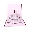 Personalized Laser Pop Up Happy 3d Birthday Greeting Card
